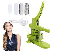 Machine à imprimer à boutons - Manuel en ABS, stylo amovible, station de découpe circulaire, presse de bricolage, kit de création de badges, outil sans installation | Pin Corsagen Utilisation du