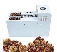 Machine à Inciser les Marrons, Fendeuse éLectrique pour ChâTaignes et BrûLes - Profondeur 0.5-2.5mm RéGlable, Vitesse Variable - MonochaîNe 60-65kg/H, pour Atelier de Transformation Doublechain