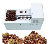 Machine à Inciser les Marrons, Fendeuse éLectrique pour ChâTaignes et BrûLes - Profondeur 0.5-2.5mm RéGlable, Vitesse Variable - MonochaîNe 60-65kg/H, pour Atelier de Transformation Singlechain