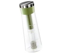 Machine à infusion à froid rapide avec technologie Quick Steeps, bouteille d'extérieur en verre, construction en acier inoxydable, pichet d'infusion à froid en acier inoxydable