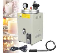 Machine à injecteur de cire, outil de fusion de cire sous vide avec manomètre et poignée de pompe, température réglable de 0 à 100 ℃ pour la fabrication de bijoux et de perles