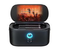 Ikarao Machine de karaoké intelligente, écran intégré de 10,1 pouces pour adultes et enfants, 2 microphones sans fil à chargement automatique, haut-parleur Bluetooth portable avec WiFi, HDMI pour la