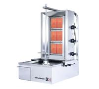 Machine à kebab 3 feux Gaz PREMIUM - GOLDINOX