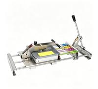 Machine à kebab manuelle à 8/12 trous pour barbecue, design réglable, en acier inoxydable, s'adapte à toutes les longueurs en bambou et en métal