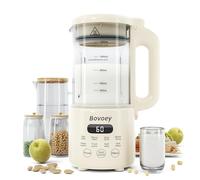 Machine à lait de noix, 8 en 1, machine à lait de soja automatique pour amande, avoine, lait végétal et boissons non laitières, machine à lait d'amande de 1,2 l avec démarrage différé/garde au