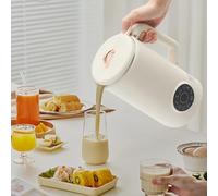 Machine à lait de noix automatique 1000 ml avec 10 lames et fonction de réserve de 12 heures - Multifonction - Pour plantes, amande, avoine, soja, céréales (C)
