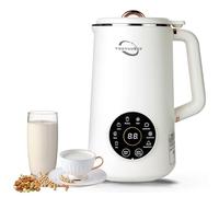 Machine à lait de noix automatique, fabricant de lait de soja, 1000 ml, amande, avoine, soja, lait végétal et boissons sans lait, avec démarrage retardé/maintien au chaud/bouilloire