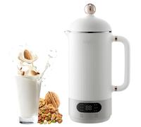 Machine à lait de noix de 500 ml - Machine automatique à lait de soja et d'avoine avec auto-nettoyage et maintien au chaud, lame en acier à 4 feuilles pour amande maison, noix de coco, lait sans