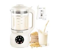 Machine à lait de noix - Machine à lait végétal en verre pour lait d'amande, d'avoine et de soja, machine à lait végétalienne autonettoyante avec haricots sans trempage, démarrage différé et maintien