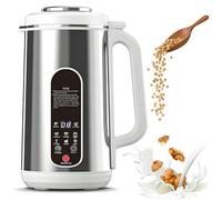 Machine à Lait de soja 1,2 L, centrifugeuse et Machine à Lait végétal avec Couteau à 12 Lames, minuterie 24 Heures et Fonction de Maintien au Chaud, démarrage différé et Nettoyage Automatique