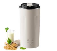 Machine À Lait de Soja 350 Ml, Machine À Lait de Soja Portable À Boisson Directe avec 6 Programmes Prédéfinis, Conception Intégrée, Fonctionnement À Un Bouton, Mini Grain de Cassage pour Sacs À Main