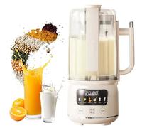 Machine À Lait de Soja 6 en 1, Machine À Lait de Noix Automatique de 1500 Ml avec Démarrage Différé/nettoyage Automatique/maintien de la Température/eau Bouillante Machine À Briser les Murs À 1 white