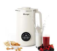 Machine à lait de soja 8 en 1 multifonction 8 en 1 - Machine à lait de soja avec 10 lames - À base de plantes, d'avoine, d'amande et de boissons sans produits laitiers - Minuterie :