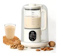 Machine À Lait de Soja 8-En-1 Multifonctionnelle 1,5 L pour Lait de Soja Et Fruits À Coque avec Nettoyage Automatique, Démarrage Différé, Couvercle Épaissi Insonorisé