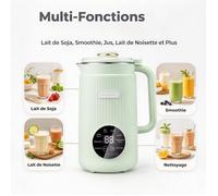 Machine à Lait de Soja Automatique 1200ml - Blender Chauffant 2 en 1 Jus Soupes Bouilloire 800W Facile à Nettoyer