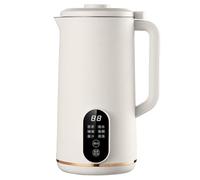 Machine à lait de soja, machine à lait de noix, 10 lames, minuterie de 12 heures, garde au chaud, nettoyage automatique pour soja, lait d'avoine, milkshake, jus, blanc