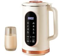 Machine à lait de soja multifonction de 1500 ml, mélangeur à 10 lames avec rendez-vous de 12 heures, plusieurs menus pour bouillie, jus, soupe, yaourt