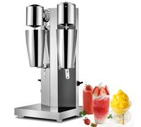 Machine à lait électrique, 800 ml, mélangeur commercial avec vitesse réglable et tasses en acier inoxydable, facile à nettoyer pour mélanger des cocktails, des smoothies, etc