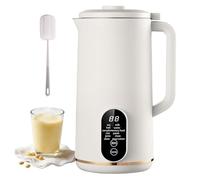 Machine à Lait Végétal Multifonctionnelle 650 ML, Idéale Pour Les Amandes, L'avoine, Le Soja Et Les Fruits. Minuteur 12 Heures, Fonction Maintien Au Chaud, Autonettoyante Et 500 W white