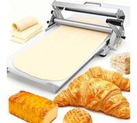 Machine À Laminer La Pâte Manuelle Pliable - Machine À Pâtisserie En Acier Inoxydable Avec Planches À Laminer, Épaisseur De 0,5 À 27 Mm Pour La Boulangerie Domestique Et Un Usage Commercial(400)