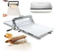 Machine à Laminer La Pâte Manuelle Pour Boulangerie, Pizza, Croissants, Laminoir à Pâte Pliable, Rouleau à Pâtisserie En Acier Inoxydable, éPaisseur De Laminoir Réglable (0-17,5 Mm/0-27 Mm),B