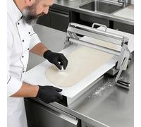 Machine à Laminer La PâTe Pliable avec Laminoir, Laminoir éLectrique en Acier Inoxydable pour la Maison, Machine à Laminer la PâTe éLectrique avec éPaisseur RéGlable pour la Fabrication 300-Type