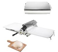 Machine À Laminer La Pâte Pliante - Laminoir À Pâtisserie Manuel en Acier Inoxydable avec Planches À Laminer, Épaisseur De 0 À 27 Mm pour La Croûte De Pizza Et De Fudge Maison