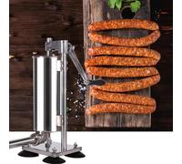 Machine à lavement domestique, machine commerciale verticale en acier inoxydable, remplisseuse manuelle de saucisses, machine verticale en acier inoxydable, remplissage avec tubes, for usage commercia