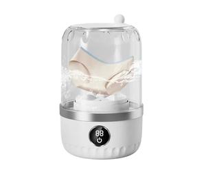 Machine à laver - 1 sèche-linge à litière pour petites chaussettes, sous-vêtements avec opération à faible bruit, machine de nettoyage pour les appartements, les dortoirs, hôtels, voyages et l