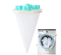 Machine à laver à distance - Lint Catcher - Collecteur de cheveux flottant - Récupérateur de machine à laver réutilisable pour absorber efficacement les peluches, les cheveux et les peluches pendant