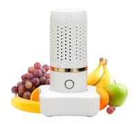 Machine à laver à fruits, rechargeable par USB, purificateur alimentaire sans fil avec technologie de nettoyage en profondeur pour cuisine, fruits de mer, riz, céréales, préparation de cuisine