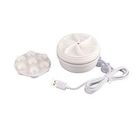 Machine à laver à turbine mini portable alimentée par USB 60 W laveuse automatique pour voyage, maison, entreprise, matériau ABS léger 90 x 90 x 56 mm