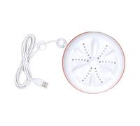 Machine à laver à ultrasons, 27W Mini laveuse ultrasonique, USB 50 secondes Cercle inversé 30 minutes Self-usine Off Turbine Wash Machine pour la maison, pour la maison, les