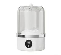 Machine à laver automatique compacte pour enfants, design sans fil avec un bouton intuitif pour un lavage facile