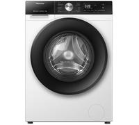 Machine à laver blanche - Hisense - Essorage 1200 tr/min - Traitement à la vapeur - Départ différé - Lavage rapide
