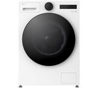 Machine à laver blanche - LG - 11 kg - 1400 tr/min - Wi-Fi - Affichage LED - Commande électronique et tactile