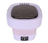 Machine à Laver Compacte, Machine à Laver les Sous-vêtements Pliables, Efficace et Portable, à Faible Bruit pour les Voyages d'affaires pour les Dortoirs (Prise UE)