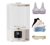 Machine à laver compacte, sous-vêtements, machine à laver, petit linge électrique pour hôtel, maison, appartement, voyage, plein air, camping, randonnée, sac à dos à fermeture éclair