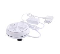 Machine à Laver de Voyage 5v 10w, Laveuse Mini à Turbine Blanche | Abs et Résine, Installation Facile, Faible Consommation D’eau, pour Déplacements Professionnels et Voyages