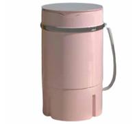 Machine à laver domestique entièrement automatique, petite taille, grande capacité, facile à utiliser, adaptée à de multiples scénarios (rose)