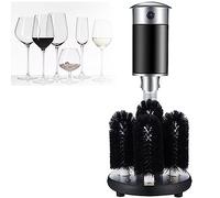 Machine à laver électrique commerciale avec 5 brosses pour hôtels, restaurants, bars, traiteurs, lieux d'événements et services de location de verrerie