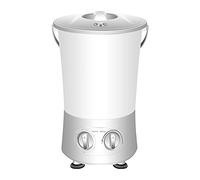 Machine à laver électrique SilteD, Mini-culotte de sous-vêtements Portable, lave-linge avec 2 seaux