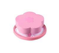 Machine À Laver Flottante En Maille Filtrante For Poils D'animaux Polypropylène, Piège Peluches, Boule De Nettoyage Réutilisable, Pochette Collecte Des Saletés Nettoyage Haute Efficacité(Pink)
