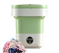 Machine À Laver Intelligente Polyvalente Et Pliable, Facile À Ranger -Machine À Laver Le Linge 2 En 1 | Machine À Laver Pliante Réglable Sur 3 Niveaux Avec Panier De Vidange, 3 Modes Pour Sous-vêteme