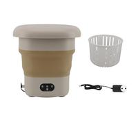 Machine à Laver le Linge, Mini Seau Stable, Léger et à Faible Bruit, Portable 9L, Efficace pour la Vie à la Maison (Prise UE)