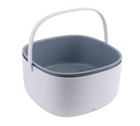 Machine à Laver les Fruits et Légumes 9,1 X 9,1 X 5,1 Pouces, Purificateur de Fruits et Légumes, Dispositif de Nettoyage Ultrasonique à 360 Degrés, Grande capacité