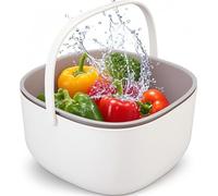 Machine à Laver les Fruits et Légumes, Appareil de Nettoyage à 360 ° pour Fruits et Légumes, Purificateur D'aliments pour Gadgets de Cuisine pour le Nettoyage en Profondeur de la