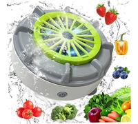 Machine à laver les fruits et légumes, appareil de nettoyage étanche avec ventouse, laveuse rechargeable avec technologie de purification Oh-Ion