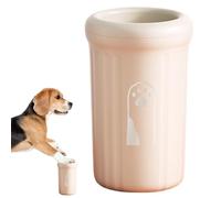 Machine à laver les pieds de chien plus propres - Bol de nettoyage pour pattes de chien - Machine à laver portable amovible avec poils doux pour les soins quotidiens, le nettoyage la marche, le