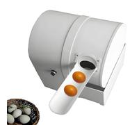Machine à laver les œufs commerciale, machine de nettoyage d'œufs électrique 180 W avec brosse à rouleau, 2300 pièces/heure, petite laveuse automatique de surface